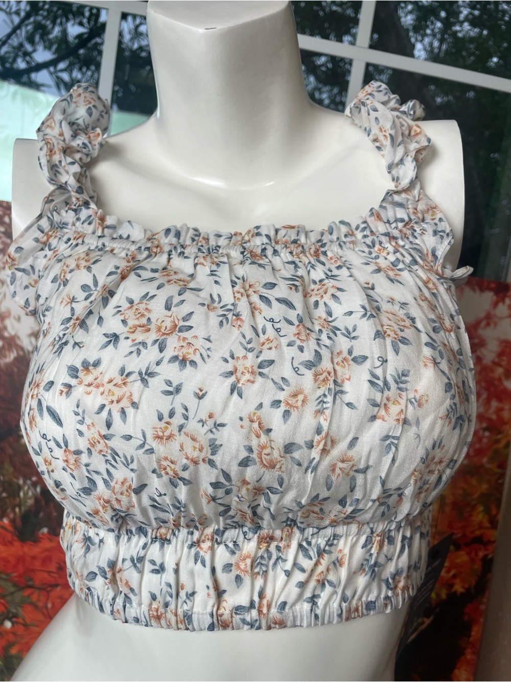 LuLus Vibrant Green and Orange Floral Dress
